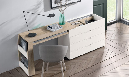 Cosmo - Bureau commode extensible 